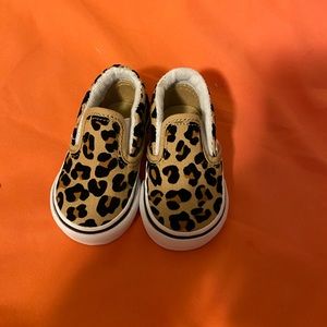 Toddler cheetah Vans